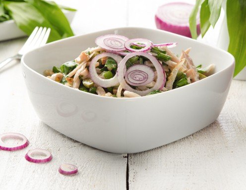 Schweinebraten-Bärlauch-Salat Rezept