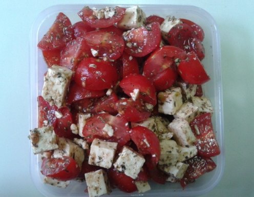 Feta-Tomaten-Salat