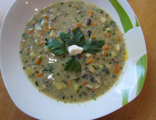 Kartoffel-Champignon-Suppe