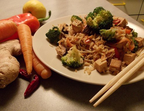 Scharfes Wok Gemuse Mit Rauchertofu Rezept Ichkoche At