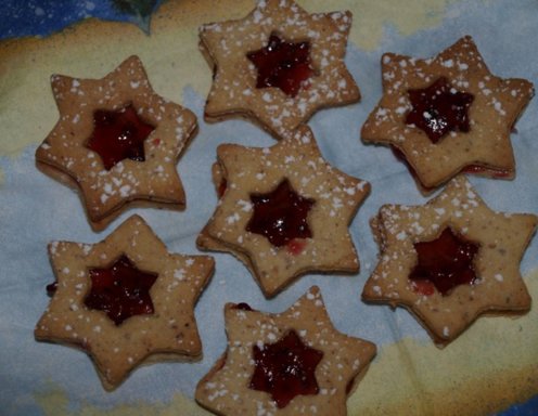 Haselnuss-Sterne Rezept - ichkoche