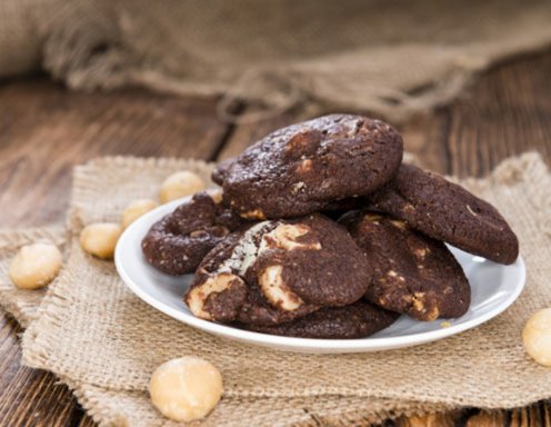 Macadamia-Schoko-Cookies Rezept