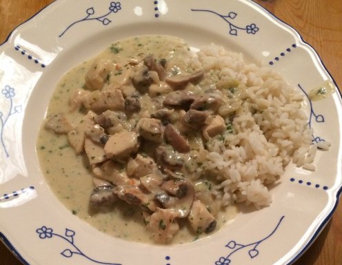 Putengeschnetzeltes mit Champignons - Rezept - ichkoche.at
