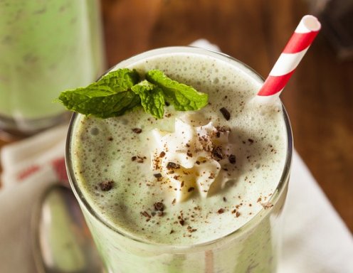 Schoko-Minze-Shake