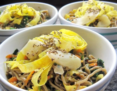 Japanischer Nudelsalat nach Art des Hauses - Rezept