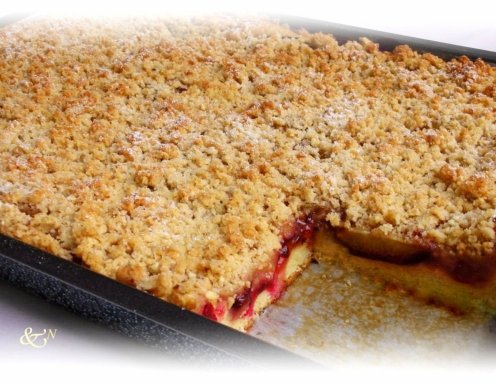 Zwetschgenkuchen Mit Mandelstreusel Rezept - Ichkoche