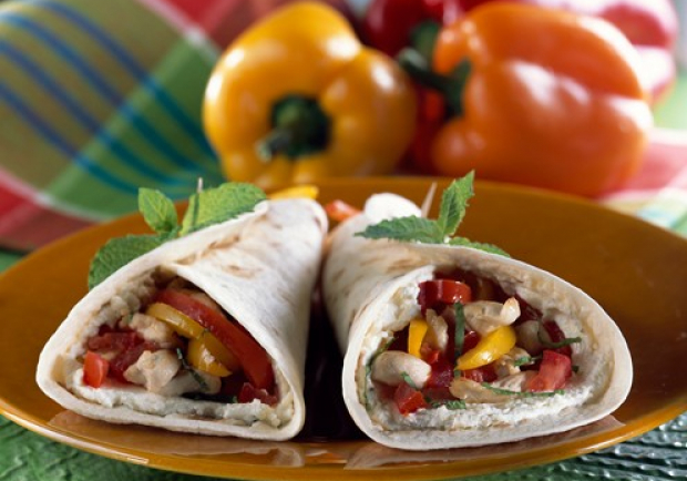 Tortilla Wraps mit Bresso Rezept - ichkoche.at