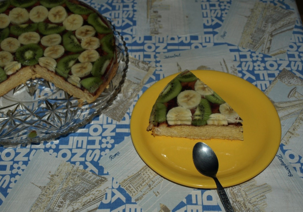 Kiwi Bananen Torte Rezept Ichkoche At