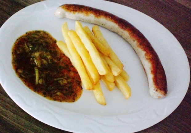 Selbstgemachte Krauter Kalbsbratwurst Rezept Ichkoche At