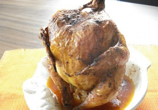 Grillhuhn aus dem Backrohr - Rezept - ichkoche.at