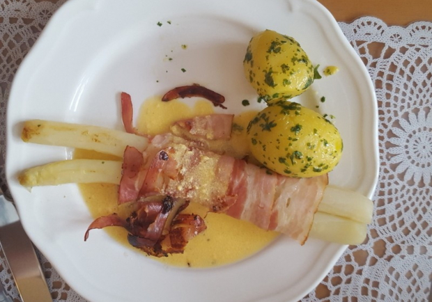 Spargel Im Speckmantel Rezept Ichkoche At