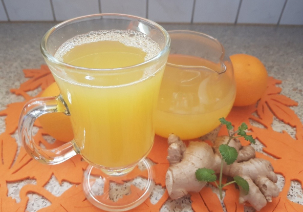 Ingwer-Orangen Tee mit Zitronenmelisse Rezept - ichkoche.at