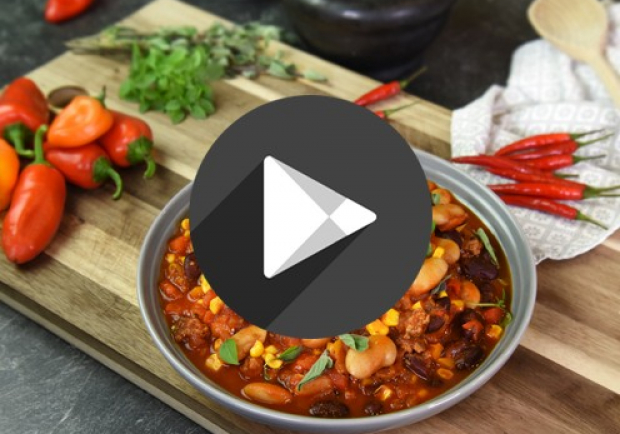 Video - Einfaches Chili con carne - ichkoche