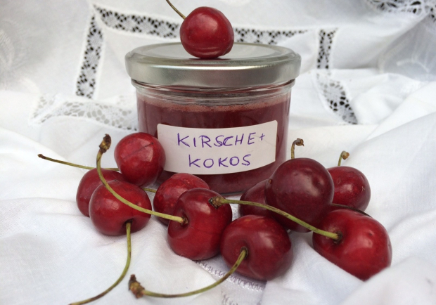 Kirsch-Kokos-Marmelade Rezept - ichkoche.at