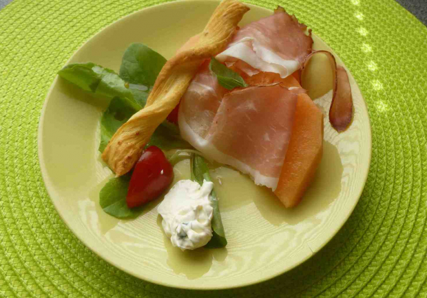 Melone Mit Schinken Und Aufstrich Rezept Ichkoche At
