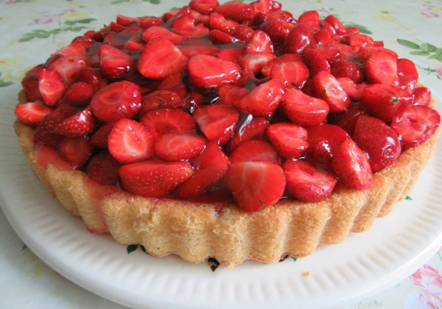 Schnelle Erdbeertorte Rezept - ichkoche Schnelle Erdbeertorte Rezept - ichkoche