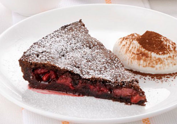 Schokoladenpie Mit Erdbeeren Rezept Ichkoche At