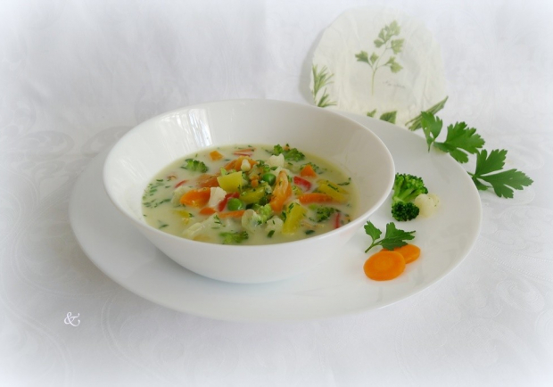 Einfache Gemüsesuppe Rezept - ichkoche