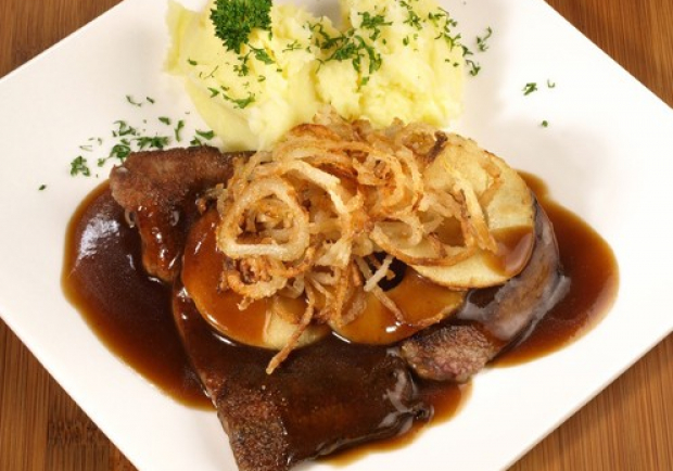 Glacierte Kalbsleber Rezept - ichkoche