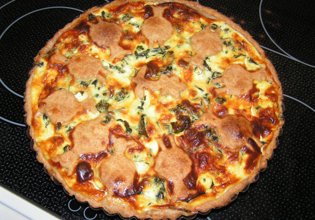 Bärlauchquiche mit Schafkäse Rezept - ichkoche