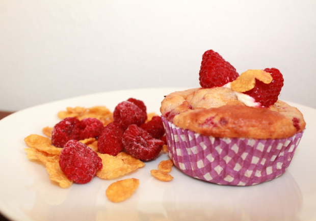 Himbeer Cornflakes Muffins Rezept Ichkoche At 
