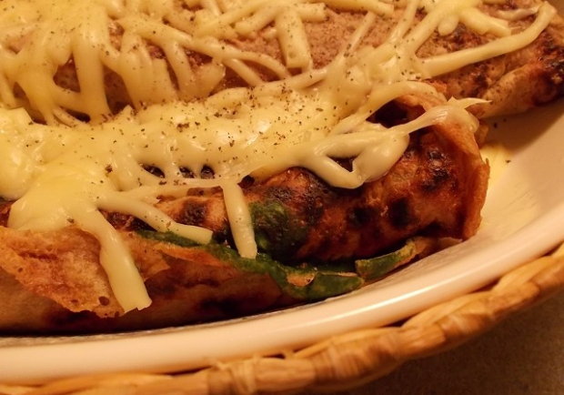 Überbackene Spinatpalatschinken Rezept - ichkoche