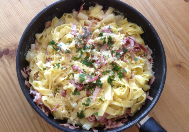 Spargel Schinken Nudeln Rezept Ichkoche At