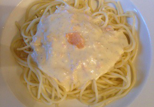 Lachsspaghetti Rezept - ichkoche