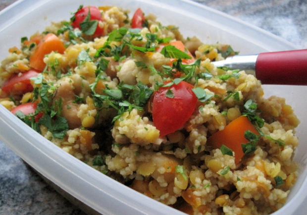 Linsen Couscous Salat Rezept Ichkoche At