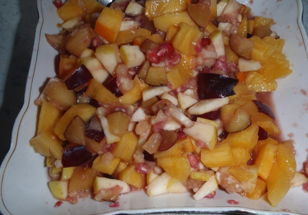 Obstsalat Mit Granatapfel Rezept Ichkoche At