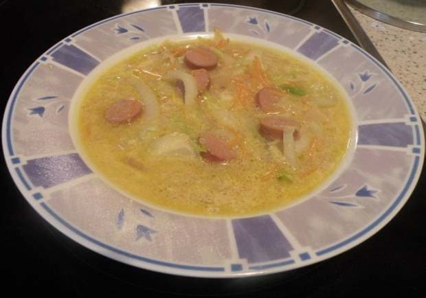 Chinakohlsuppe Mit Wurstchen Rezept Ichkoche At 