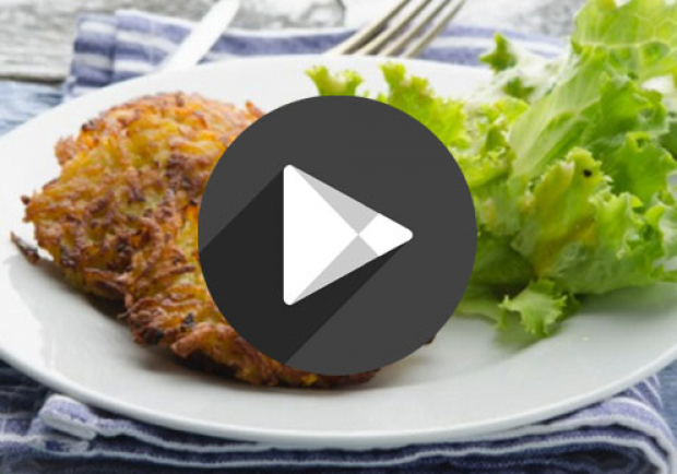Video - Kartoffelpuffer mit Käse - ichkoche