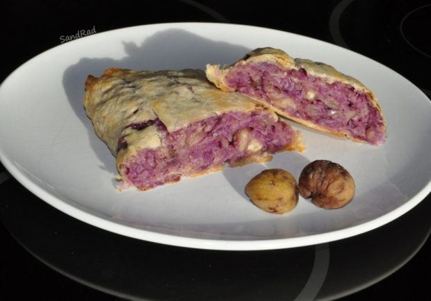 Maroni-Rotkraut-Srudel Rezept - ichkoche.at